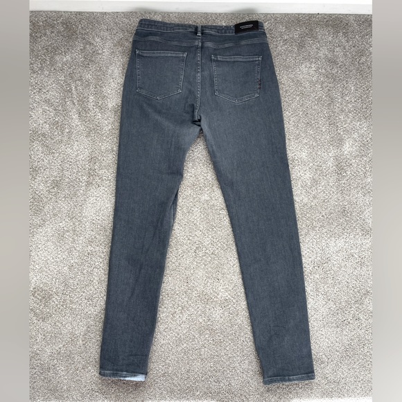Maison Scotch & Soda Grey Haut High Rise Skinny Jeans - Picture 2 of 8